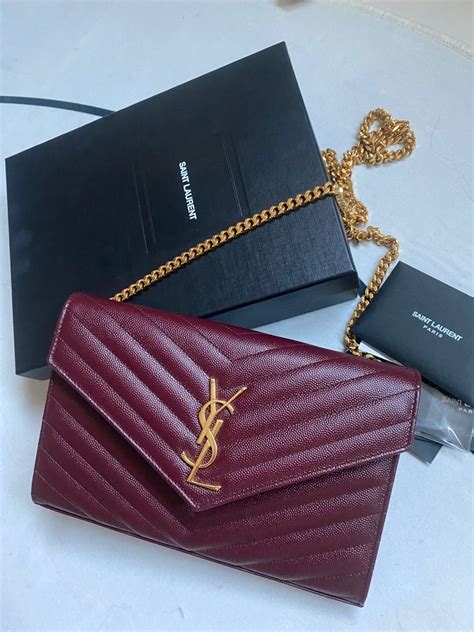 mini wallet on chain ysl|ysl wallet nordstrom.